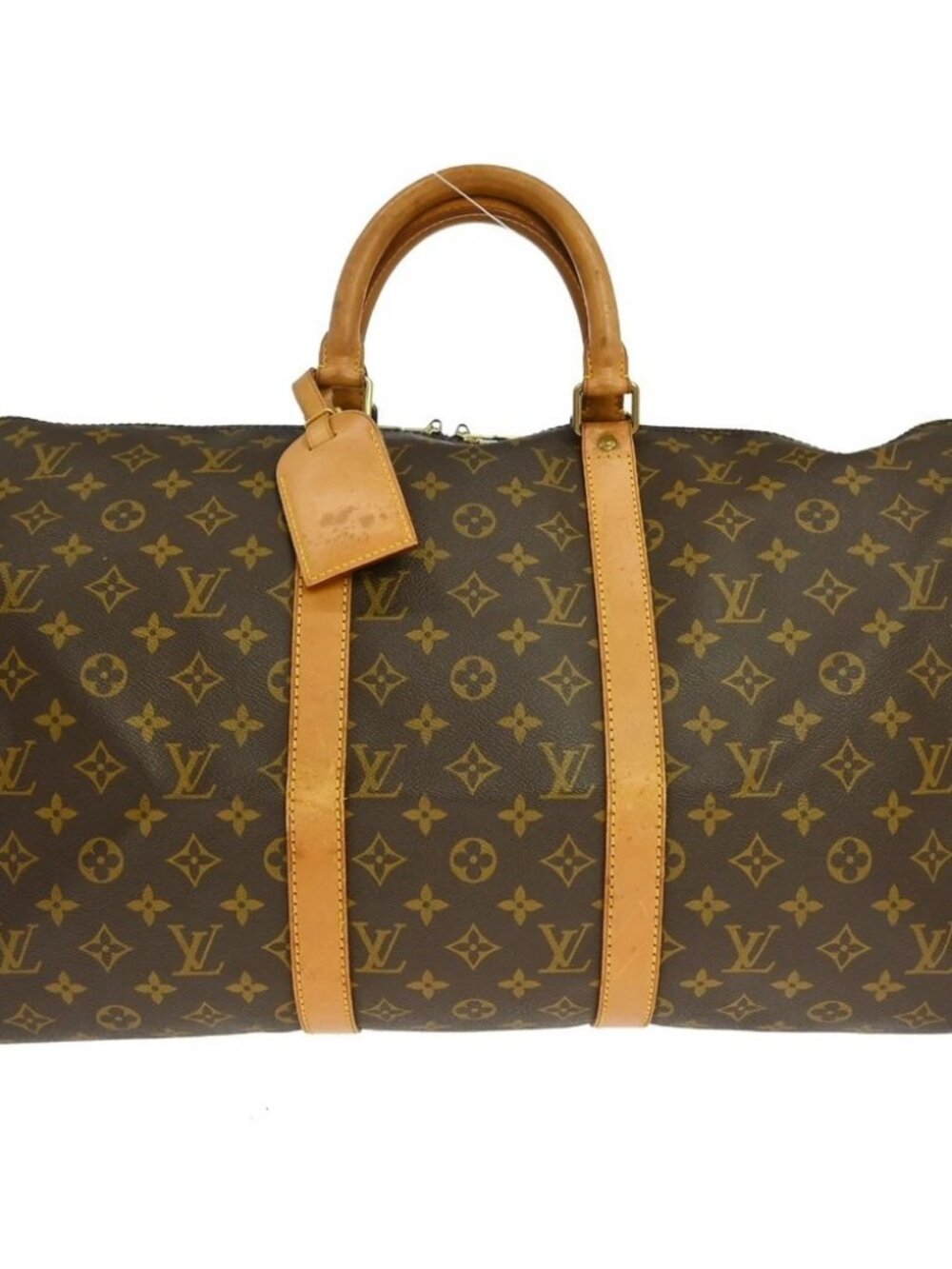 Louis Vuitton Monogram Keepall 50 Duffle Handbag